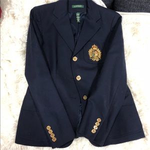 Lauren by Ralph Lauren Navy Blue blazer